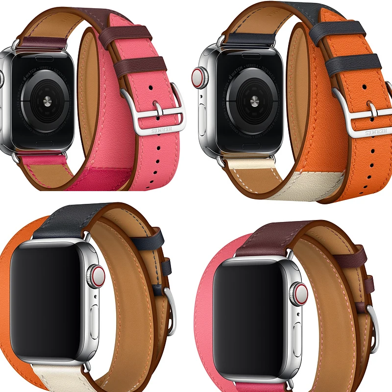 Серии 3/2/1 натуральная кожа ремешок для наручных часов Apple Watch 38 мм 40 мм 42 44 мм для наручных часов iwatch серии 5 4 кабель-браслет на запястье