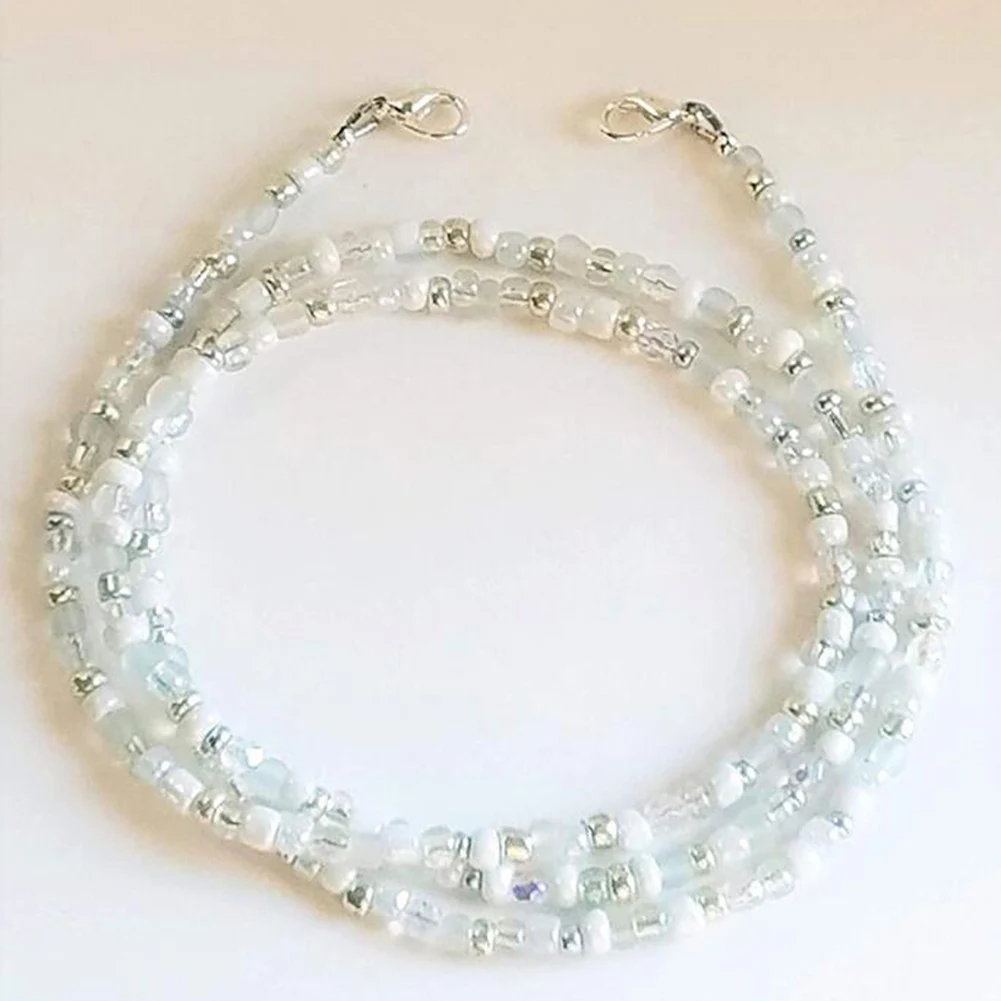 Kid Women Glass Chain Face Mask Necklace Strap Non-Slip Eyeglass Holder Cord Neck Sunglass For Unisex Jewelry | Аксессуары для
