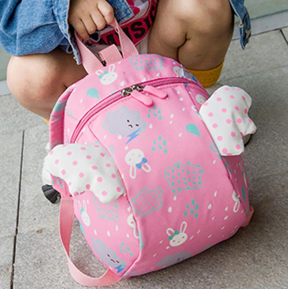 Детский Модный милый школьный рюкзак с маленькими крыльями для детского сада