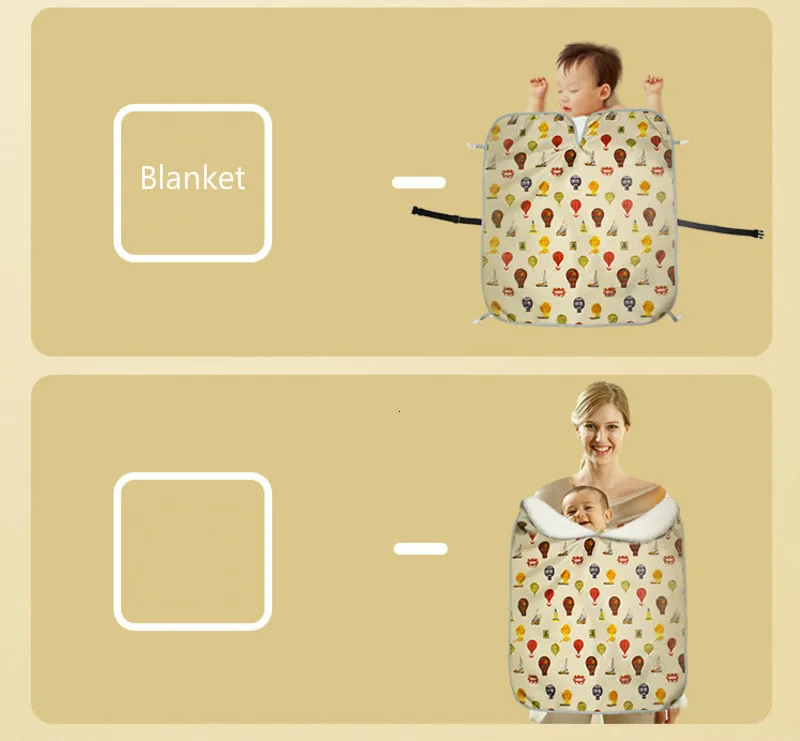 Stroller Accessories Waterproof Rain Cover Lamb Cashmere Inner Keep Warm Blanket Winter Baby Strollers Pushchairs Cover-Up