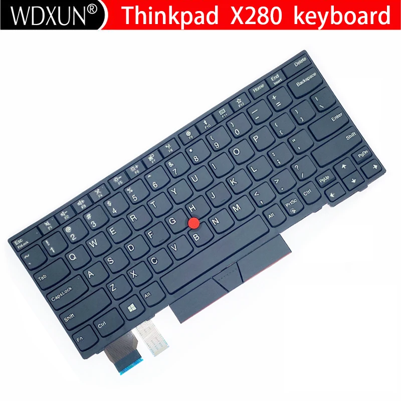 

New Original US English Keyboard for Lenovo Thinkpad X280 A285 X390 Laptop Teclado 01YP080 01YP000 01YP160