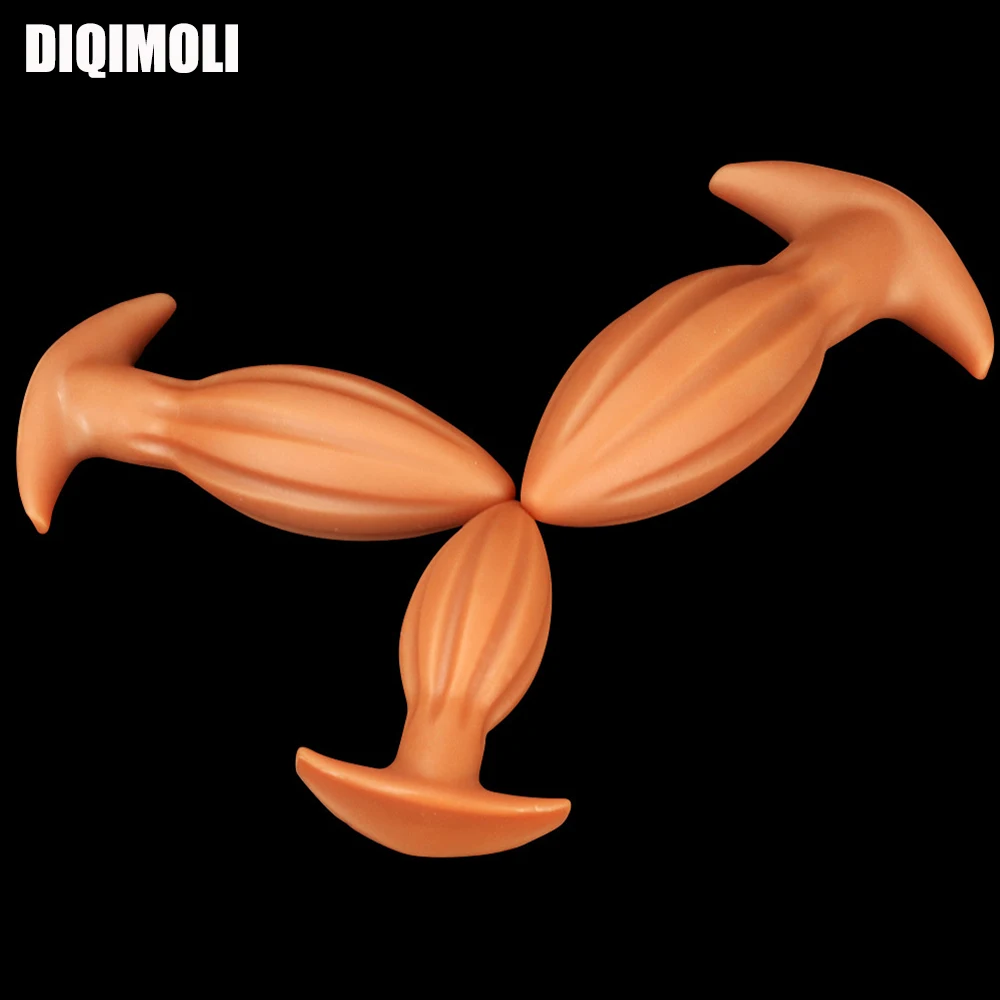Riesige medizinische Analplug-Dildos aus Silikon, weicher Analdilatator, sicherer großer Buttplug, stimulieren und Anusmasse_voghion.com