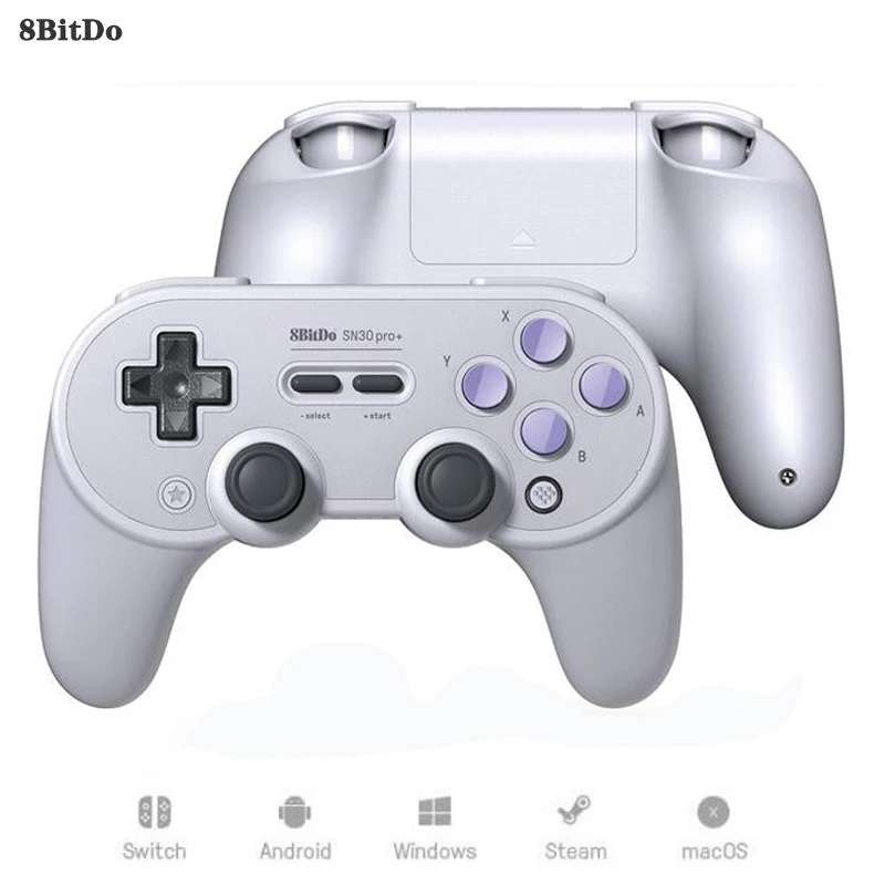Беспроводной контроллер 8bitdo Sn30 Pro + Bluetooth геймпад джойстик для Nintendo Switch PC macOS