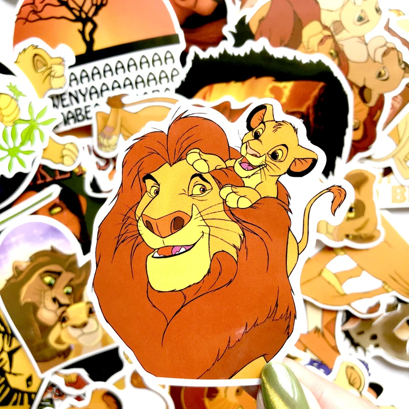 

50Pcs PVC Waterproof King of the Jungle lion animals Cool vsco Stickers for Laptop Car Styling Phone Bicycles Luggage Motorcycle