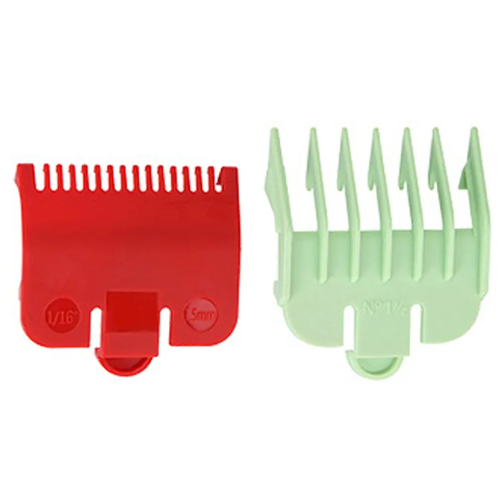 Professional Colorful Hair Clipper Combs Guides Replacement Guards Set