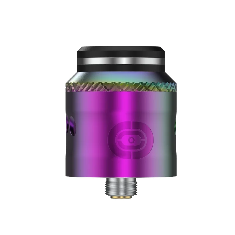 Rainbow Augvape OCCULA RDA атомайзер внутренний-подседельный хомут дизайн 24 мм 5 мл Peek Insulatore 10 м кончик капельного потока Двойной Вниз Vape танк - Цвет: Rainbow
