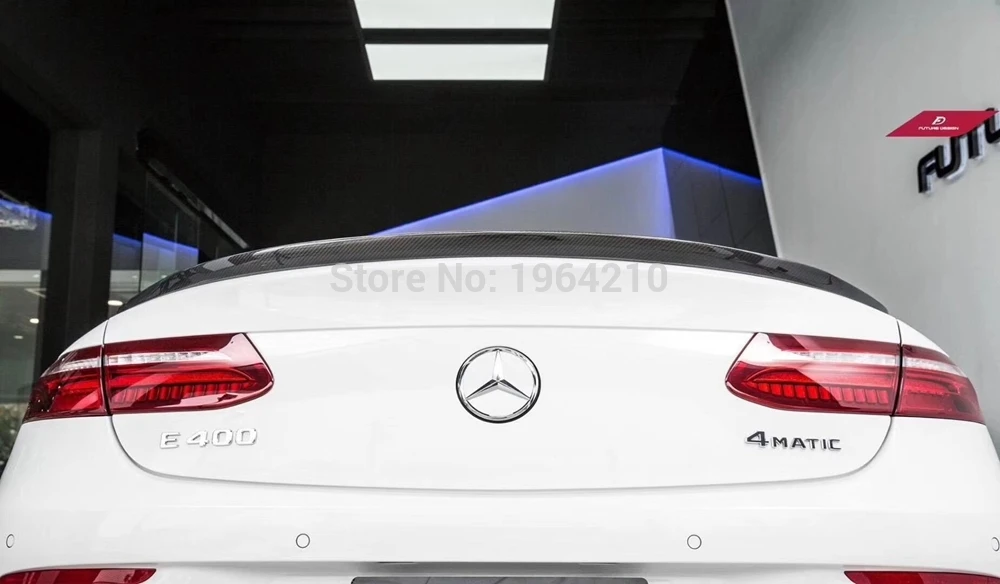 Для Mercedes Benz- W238 C238 E250 E400 E500 E550 E класс углеродное волокно задний багажник спойлер хвост загрузки губы крыло