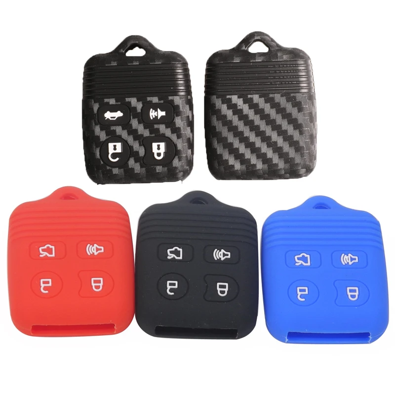 Keyforkess 4 pulsanti copertura in Silicone senza chiave di transito chiave auto remota adatta per Refit Ford Lincoln Mercury Fob Case - He52dbe7dfc6d499aa57f1f5c6741d1c3B