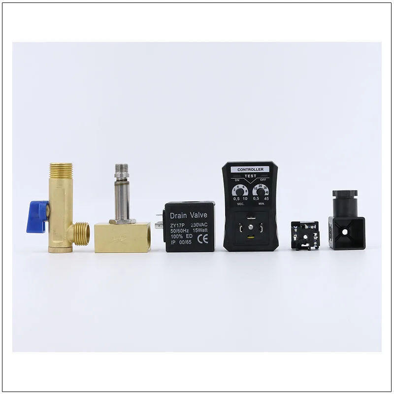 AC 220 V/DC 24V 1/" электронный времени 2 Way воздушный компрессор бак газа автоматический СПУСКНОЙ КЛАПАН