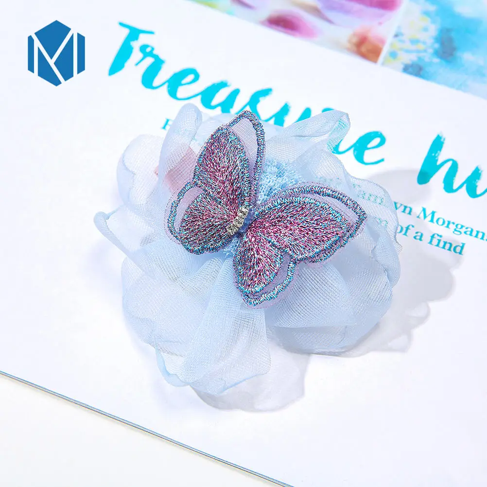 Детские закрытые заколки для волос детей аксессуары безопасные милые пряжа