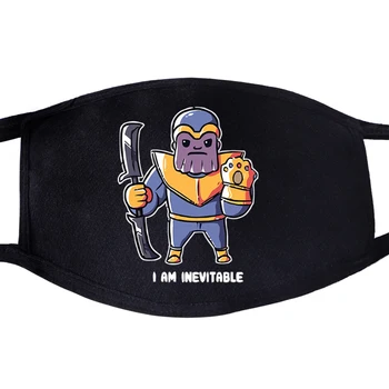 

The Avengers Thanos I Am Inevitable Infinity Gauntlet Face Mask Mouth Fabric Anti Dust Unisex Dustproof Protective Cover Masks
