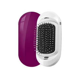 

Ionic Hair Brush Portable Anti-static Massage Comb Smooth Hair Straighten No More Fizz Electric Brush HJL2019