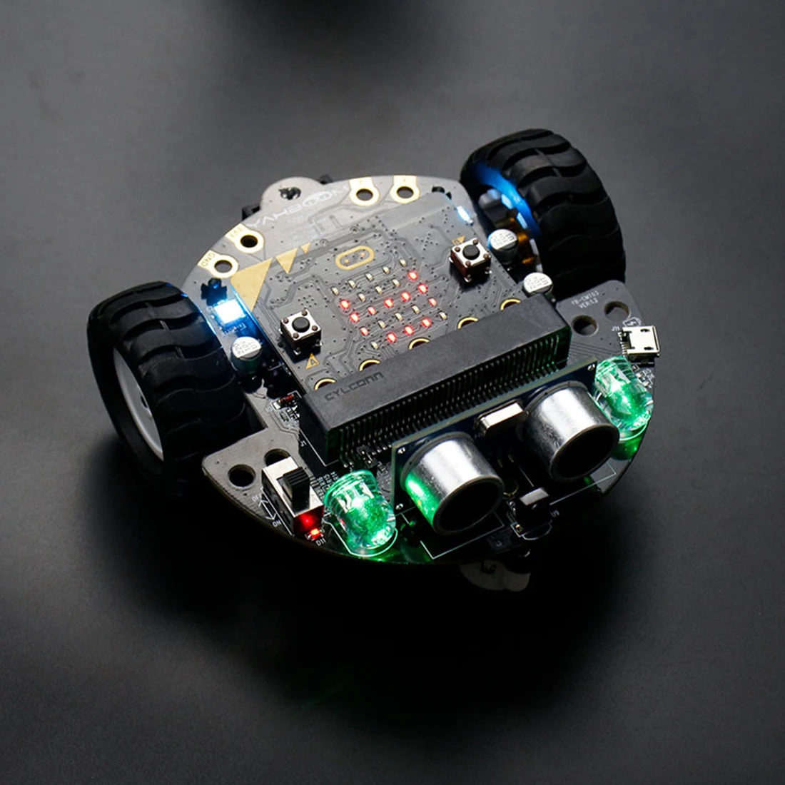 DIY Obstacle Avoidance Smart Programmable Robot Car Toy Educational Toys Learning Kit Without / With Mainboard For Micro:Bit DIY Obstacle Avoidance Smart Programmable Robot Car Toy Educational Toys Learning Kit Without / With Mainboard For Micro:Bit