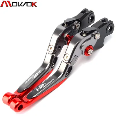 Titanium Red Для R1250GS Rallye hp R1250GS ADV hp R1250GS CNC полностью черные регулируемые складные выдвижные рычаги тормоза мотоцикла сцепления - Цвет: Titanium Red