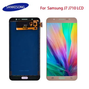 

20 PCS For Samsung Galaxy J7 2016 J710FN J710F J710M J710 LCD Display Touch Screen Digitizer Brightness Adjustable Assembly