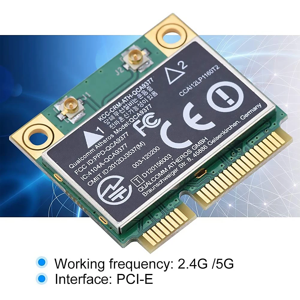 Беспроводной WiFi карта PCIe Bluetooth 4 2 адаптер рабочего Dual Band Вай Фай Mini PCI e ГГц Wi Fi 5