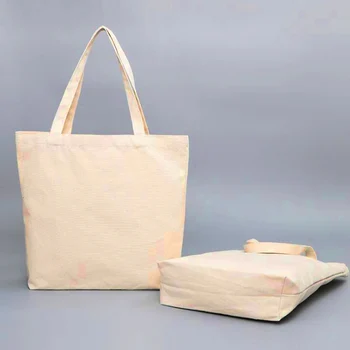

High-Quality Women Men Handbags Canvas Tote bags Reusable Cotton grocery High capacity Shopping Bag Tote Bag Shoulder Bag Hot