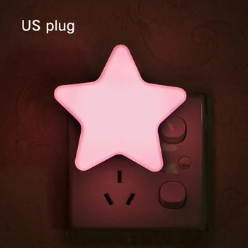 

Star Small Night Light For Breast-feeding Intelligent Light-operated LED Lamp