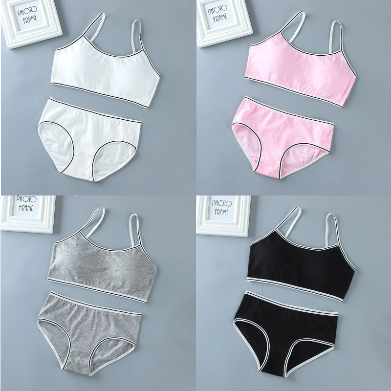 interior para niñas adolescentes, conjunto de bragas y deportivo, lencería para adolescentes de 8 a 14 años|Sujetadores| AliExpress