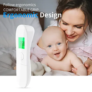 

Non-contact Forehead Thermometer Digital LCD Body Measurement Forehead Ear Non-Contact Adult Body Fever IR Children Termometro