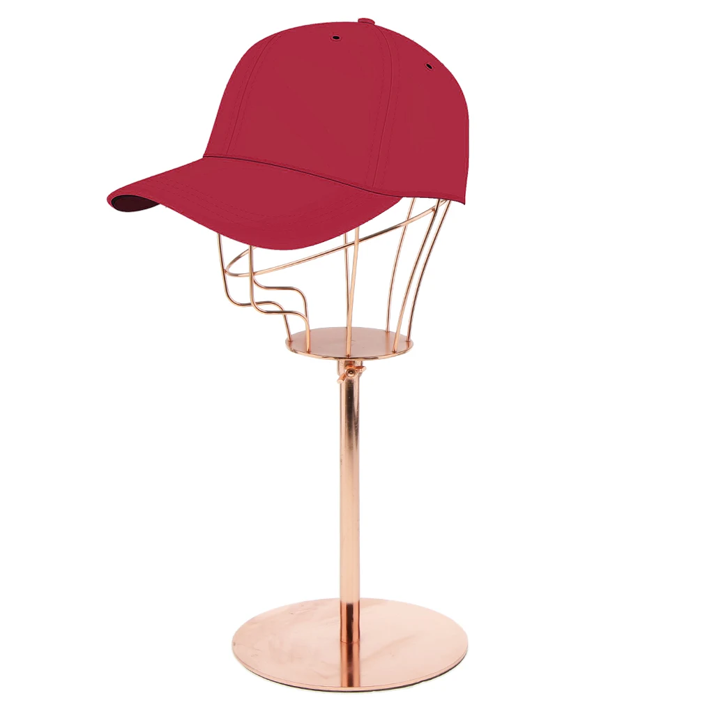 Metal Wire Rack Mannequin Manikin Head Model Stand for Glasses Hat Baseball Cap Helmet Wig Display Storage
