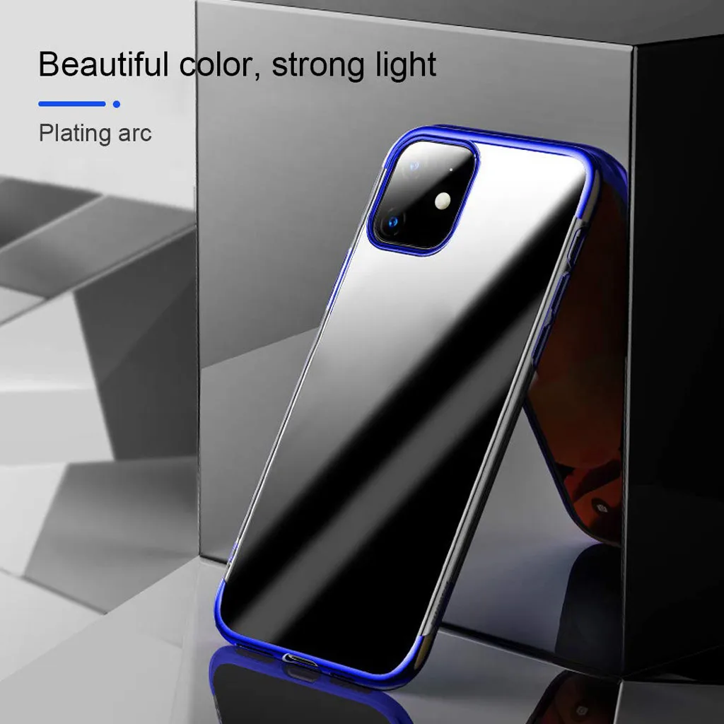 Mosunx тонкий амортизирующий прозрачный ТПУ чехол-бампер для iPhone 11 6,1 дюймов для iPhone 11Pro 5,8 Pro Max 6,5