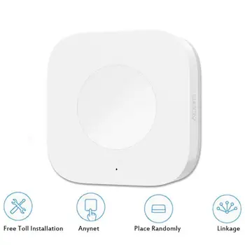 

Original Smart Wireless Key Aqara Switch Remote Control Many Smart Device Smart Home Portable ZigBee Switch For Mi Home App