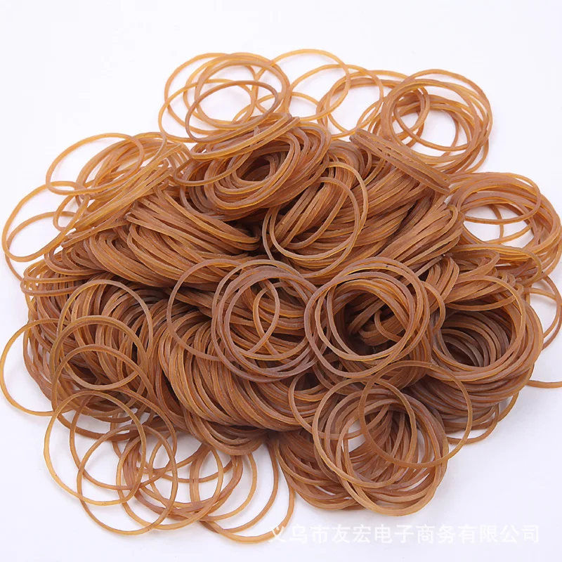 

Viet Nam Rubber Band Import Origional Product Oil-Free Strong Drawing Constantly 25X0.9 Ecru Super Fine Rubber Band