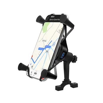 

Motorcycle Charging Mount Holder Wireless Wired 2 in 1 Fast Charge Mount Phone Holder Charging Bracket for Motorcycles ATVs Use