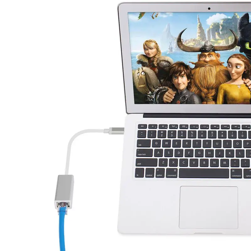Сетевой адаптер usb type C Mac для Ethernet Gigabit LAN адаптер совместим с Windows, Mac OS, Linux, хромированная ОС для Apple Mac