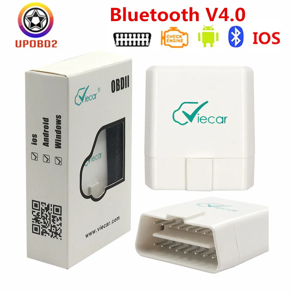 Viecar ELM327 Bluetooth 4,0 OBD2 ELM327 1,5 считыватель кодов Viecar Bluetooth 4 для iOS/Android OBD 2 Автомобильный сканер Viecar-Bluetooth-4