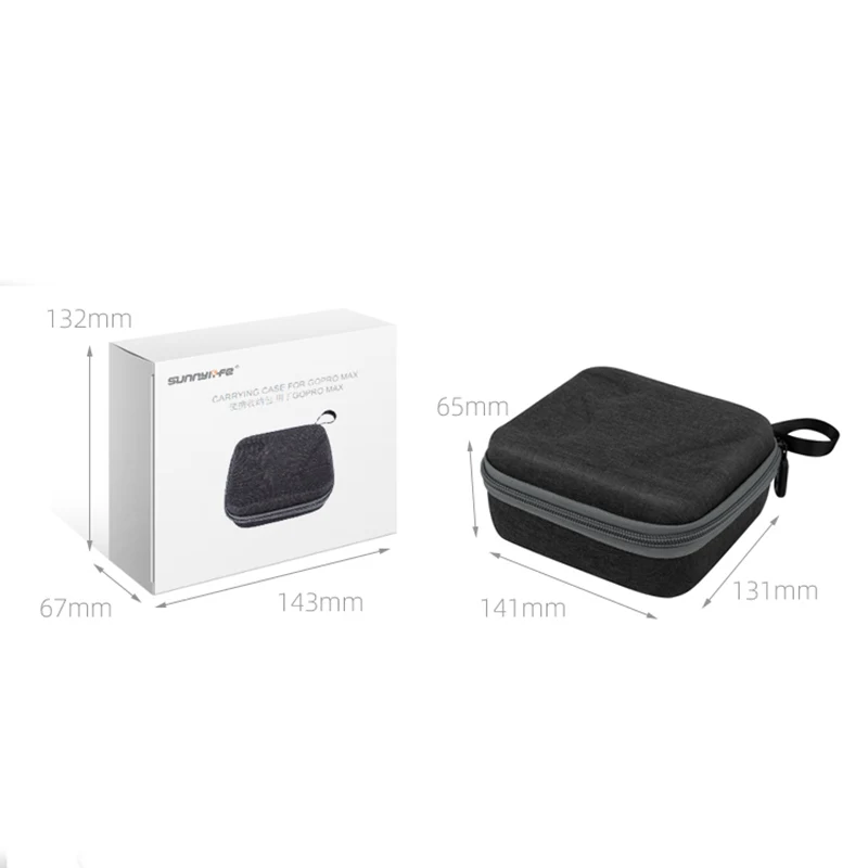 Sunnylife Портативный чехол для переноски сумка для хранения для GoPro MAX аксессуары для экшн-камеры