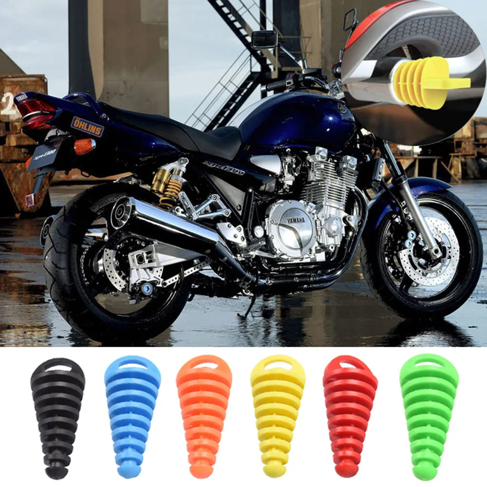 

Motorcycle Tail Pipe Exhaust Plug Exhaust Pipe Off-road Motorcycle Exhaust Silencer Muffler Wash Pipe Plug Protector