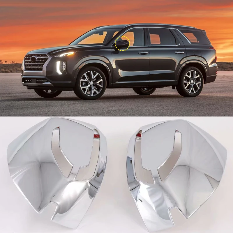 Для hyundai Palisade ABS пластиковые аксессуары внешнее зеркало заднего вида накладка 2 шт