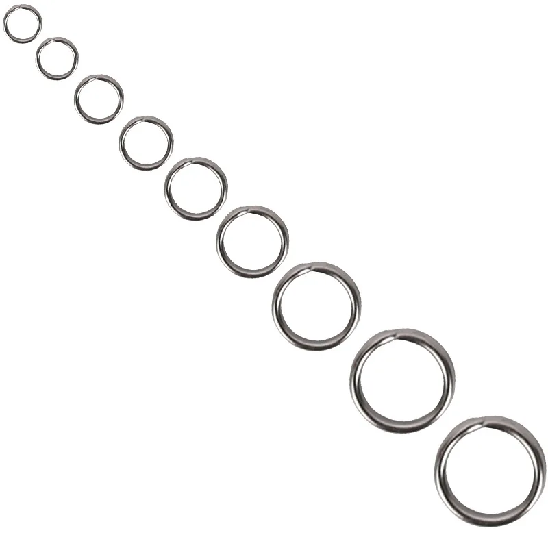 

Trulinoya Stream Snakehead Rod Small Double Coils Connecting Ring Lure Accessories 20/Bag