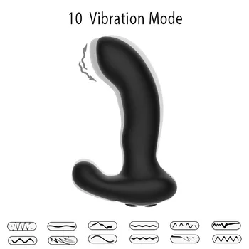 Remote Control Rolling Anal Vibrator Vibrating Prostate Massager Male Butt Plug Prostata Stimulator Anal Sex Toy for Woman & Man 2