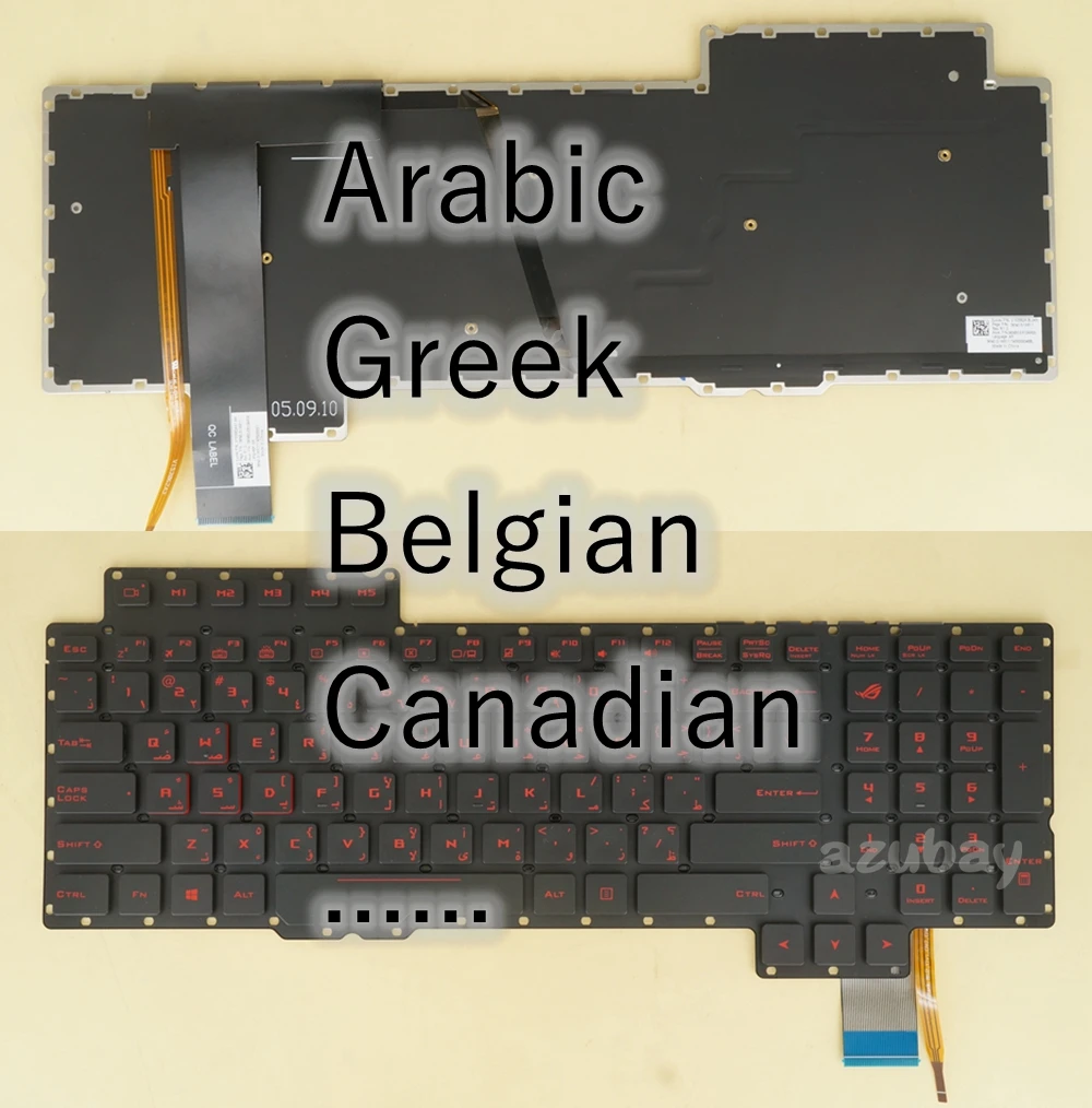 Teclado para Asus V153062as1 V153062ak1 gk Ser ca ef 0knb0- E601ar00 E610gr00 E610be00 E610cb00 0kn0- Si1ar11 Si1be11 Si1cb11 ar