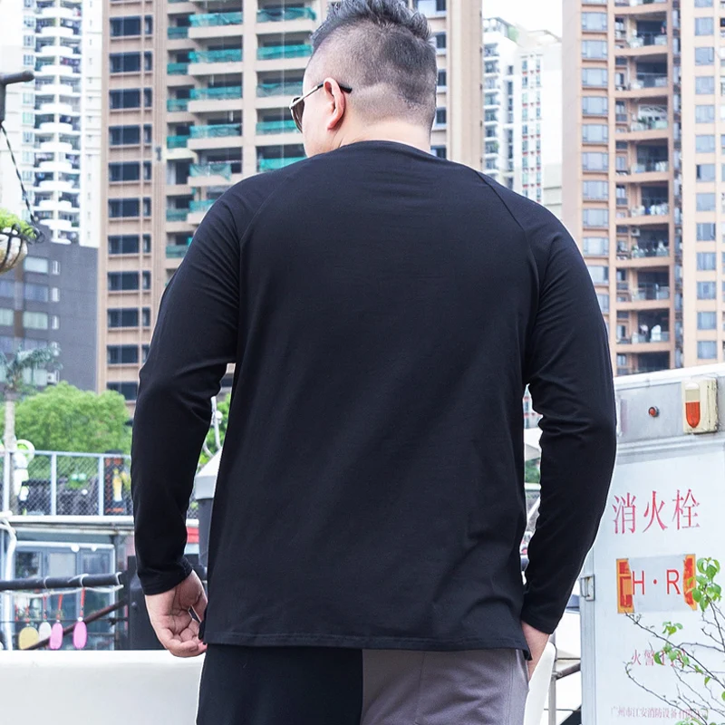 Мужская футболка с длинным рукавом для мужчин аниме футболки оверсайз черные