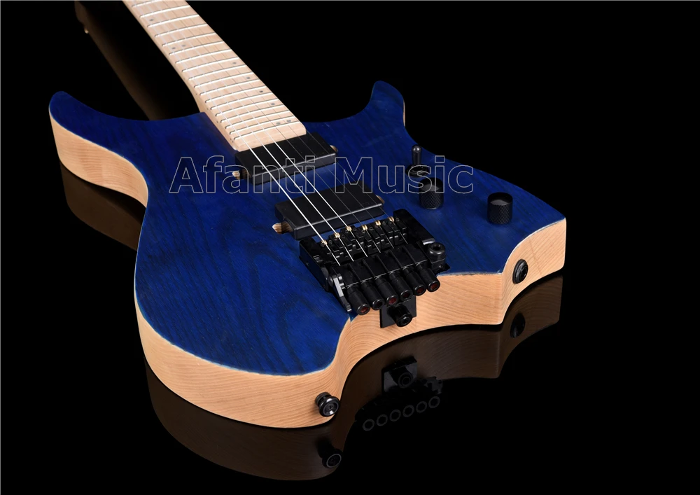 Afanti музыкальная фабрика Безголовый стиль Ash Body Электрогитара(AWT-730