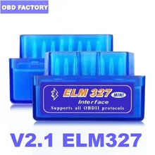 Elm327 v2.1 para android torque obdll interface bluetooth obd2 scanner super mini elm 327 suporte obdii protocolos leitor de código