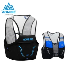 Aonijie легкий рюкзак жилет для бега нейлоновая сумка Велоспорт марафон Портативный Сверхлегкий походный 2.5L с бутылкой для воды Туризм