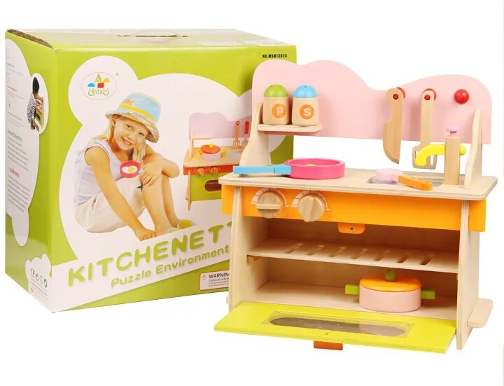 Игрушки для девочек, кухонный набор для детей, игрушки для детей, игрушки для детей, деревянные кухонные игрушки