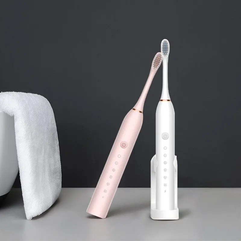 Sonic Electric Toothbrush Adult Child Automatic Tooth Brush Waterproof USB Rechargeable 6 Mode Dental Smart Whitening Best Gift Sonic Electric Toothbrush Adult Child Automatic Tooth Brush Waterproof USB Rechargeable 6 Mode Dental Smart Whitening Best Gift