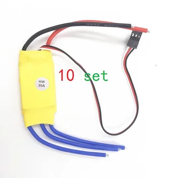 

10 set XXD HW30A ESC Brushless Motor Speed Controller RC BEC ESC Trex 450 V2 Helicopter Boat for FPV F450 Mini Quadcopter Drone