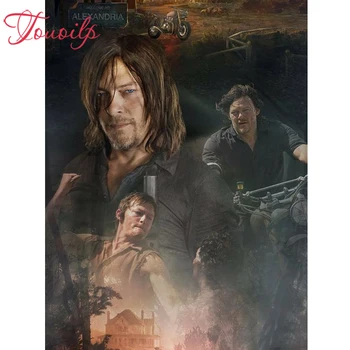

5D Diy The Walking Dead Diamond painting cross stitch diy Diamond Embroidery Full square Diamond mosaic Rhinestone needlework