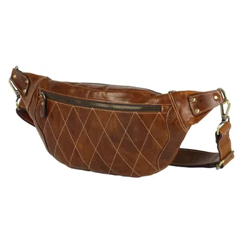 

Bag-bananka genuine calf leather Bufalo BTJ-06