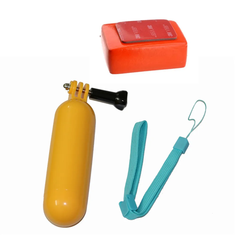 Ручной монопод Поплавок + плавающая коробка клейкую ленту 3м Винт для Gopro Hero