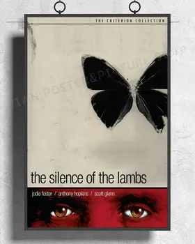 

NJ389 THE SILENCE OF THE LAMBS Movie (2) Wall Sticker Silk Poster Art Home Decoration