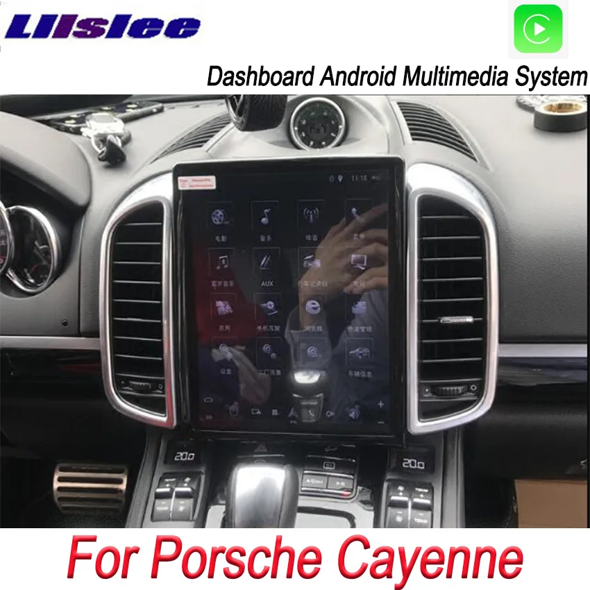Liislee 2 din Android для Porsche Cayenne большой экран Автомобильный мультимедийный плеер GPS