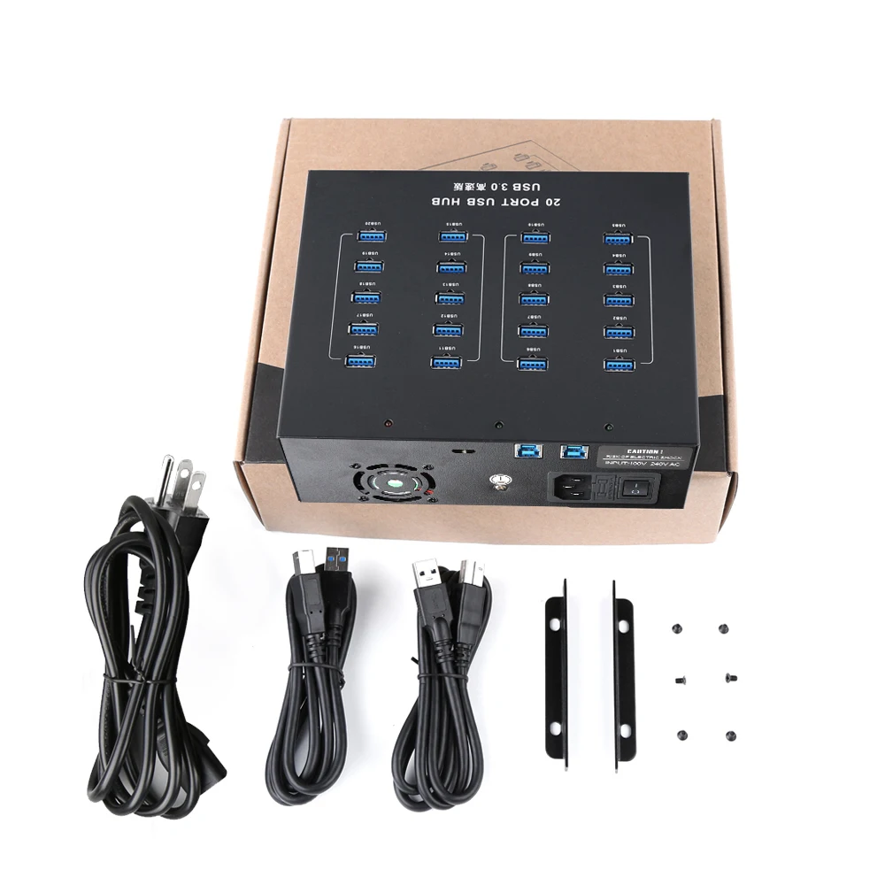 Sipolar A-213P 1A Output 20 Port USB 3.0 Data And Charging Hub USB Splitter  charger For Phone Tablets iPad Repair Restore Miners - AliExpress 7